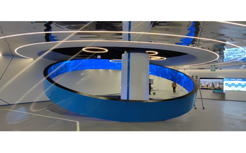 青岛移动展厅 室内p2